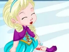 Blessures d’Elsa en patinage sur glace